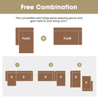 Twin Size Loft Bed with Desk & Storage Shelf – Sturdy Metal Frame and MDF Wood, Black Finish