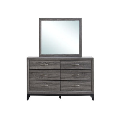Glasgow Gray Wooden Dresser (Mirror Not Included) – Modern Bedroom Storage Furniture