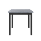 TOPMAX 5-Piece Counter Height Dining Set – Wooden Table with Chairs & Stools Featuring Footrests