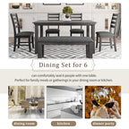 6-piece Dining Table Set