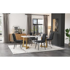 Fibreboard Dining Table Set