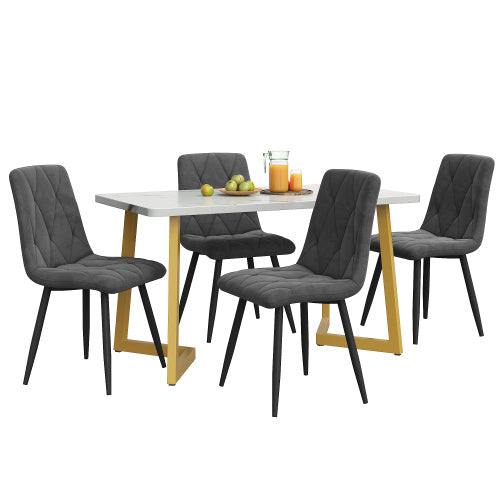 Fibreboard Dining Table Set