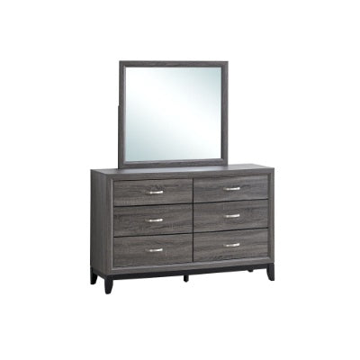 Glasgow Gray Wooden Dresser (Mirror Not Included) – Modern Bedroom Storage Furniture