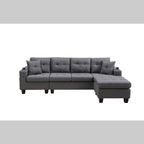 Modern Fabric Sectional Sofa with Chaise – Comfortable Living Room Seating