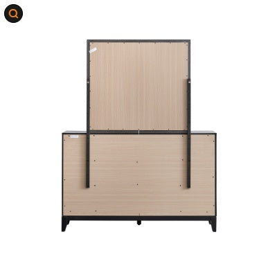 Glasgow Gray Wooden Dresser (Mirror Not Included) – Modern Bedroom Storage Furniture